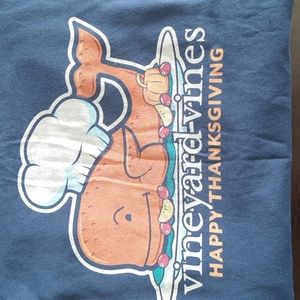Vineyard Vines, Long sleeve t-shirt, Thanksgivin Theme, M (12-14)**Smoke free HH